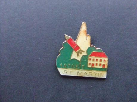 Antheit St Martin lancering van een raket